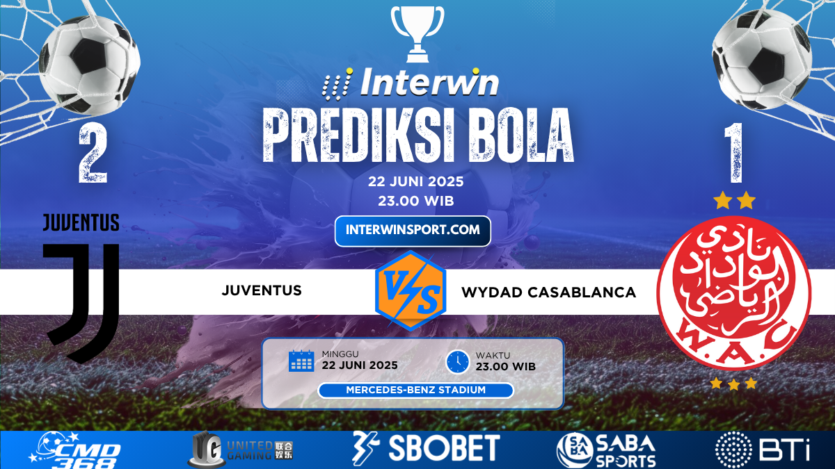 Prediksi Skor Juventus Vs Wydad Casablanca 22 Juni 2025