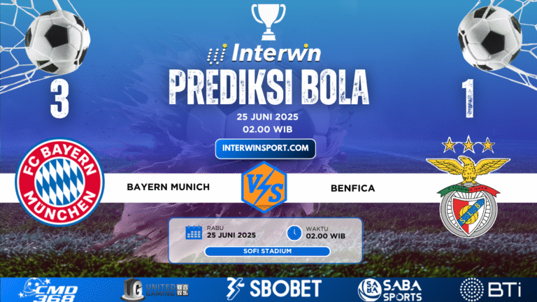 Prediksi Skor Bayern Munich VS Benfica 25 Juni 2025