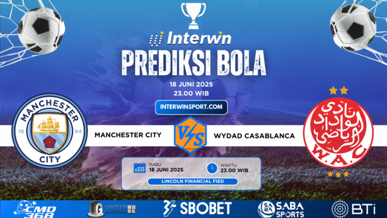 Prediksi Skor Manchester City VS Wydad Casablanca 18 Juni 2025