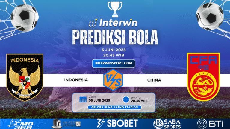 Prediksi Skor Indonesia VS China 05 Juni 2025