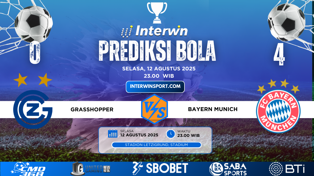 Prediksi Skor Grasshopper VS Bayern Munich 12 Agustus 2025