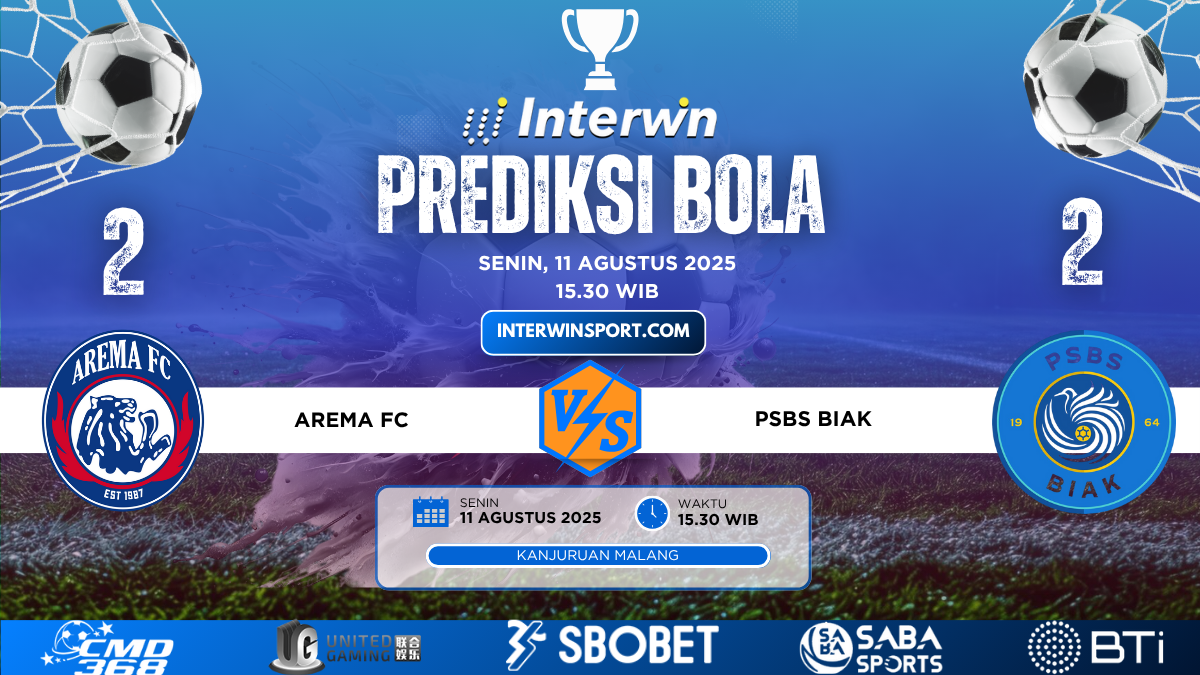 Prediksi Skor Prediksi Arema FC vs PSBS Biak 11 Agustus 2025