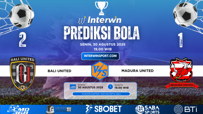 Prediksi Skor Bali United vs Madura United 30 Agustus 2025