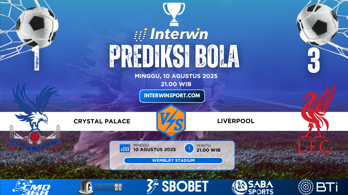 Prediksi Skor Crystal Palace VS Liverpool 10 Agustus 2025