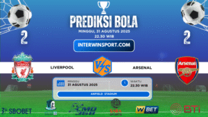 Prediksi Skor Liverpool Vs Arsenal 31 Agustus 2025
