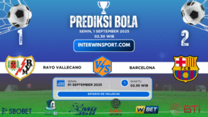 Prediksi Skor Rayo Vallecano Vs Barcelona 1 September 2025