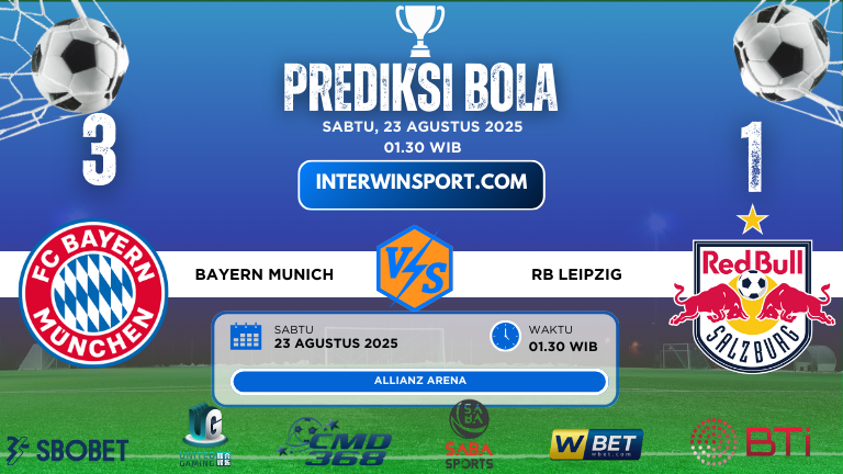 Prediksi Skor Bayern Munich Vs Rb Leipzig 23 Agustus 2025