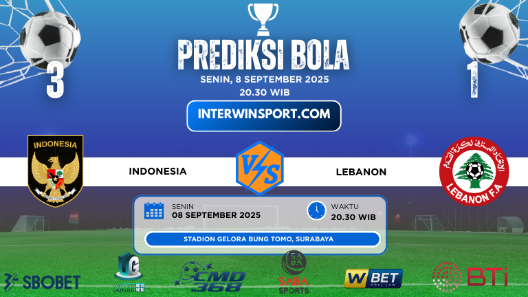 Prediksi Skor Indonesia Vs Lebanon 08 September 2025