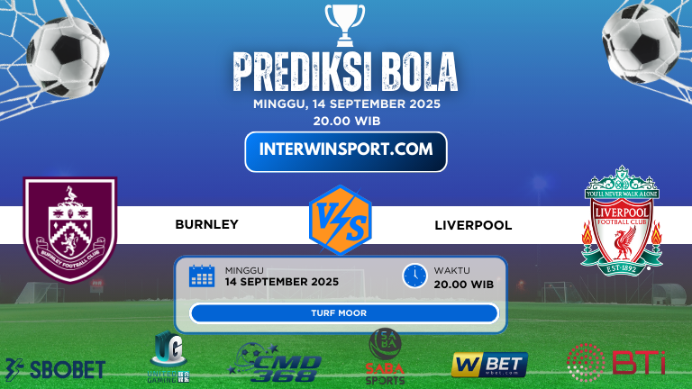 Prediksi Skor Burnley Vs Liverpool 14 September 2025