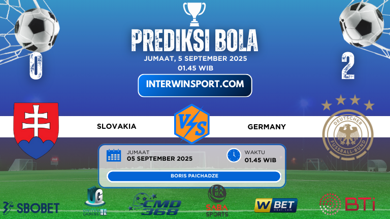 Prediksi Skor Slovakia VS Germany 05 September 2025