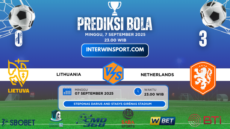 Prediksi Skor Lithuania Vs Netherlands 07 September 2025