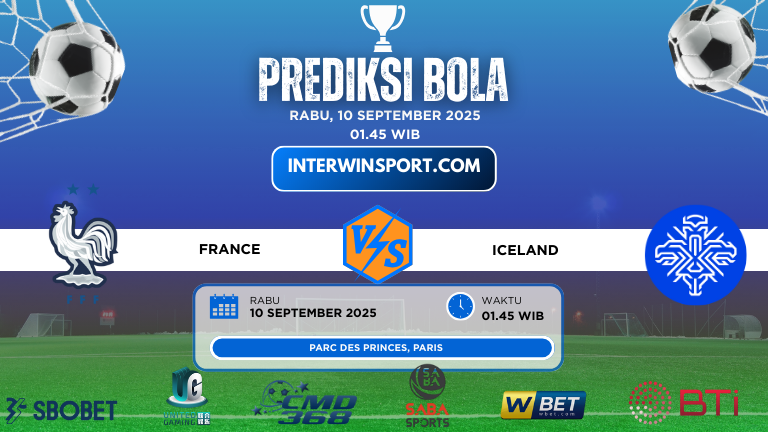 Prediksi Skor France Vs Iceland 10 September 2025