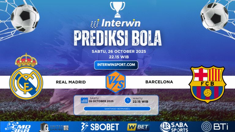 Prediksi Skor Real Madrid Vs Barcelona 26 Oktober 2025