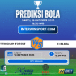Prediksi Skor Nottingham Fores Vs Chelsea 18 Oktober 2025